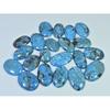 Colour Enhanced Magnesite Turquoise Oval Cabochon Loose Gemstone 21Pcs Lot C-2086