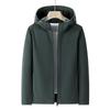 Men's 2026 Trendy Three-Proof Hooded Windbreaker: Heavy-Duty, Unisex, Functional, Loose-Fit Jacket for Spring/Autumn.