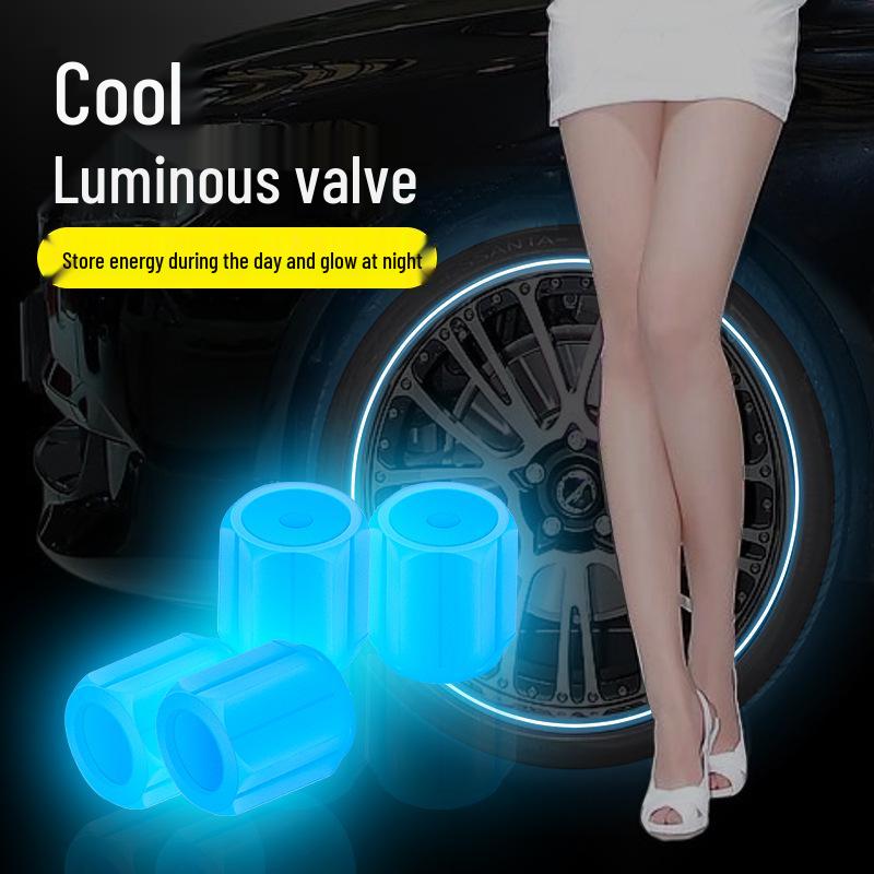 Luminescent Valve Cap for Car, EV & Motorcycle