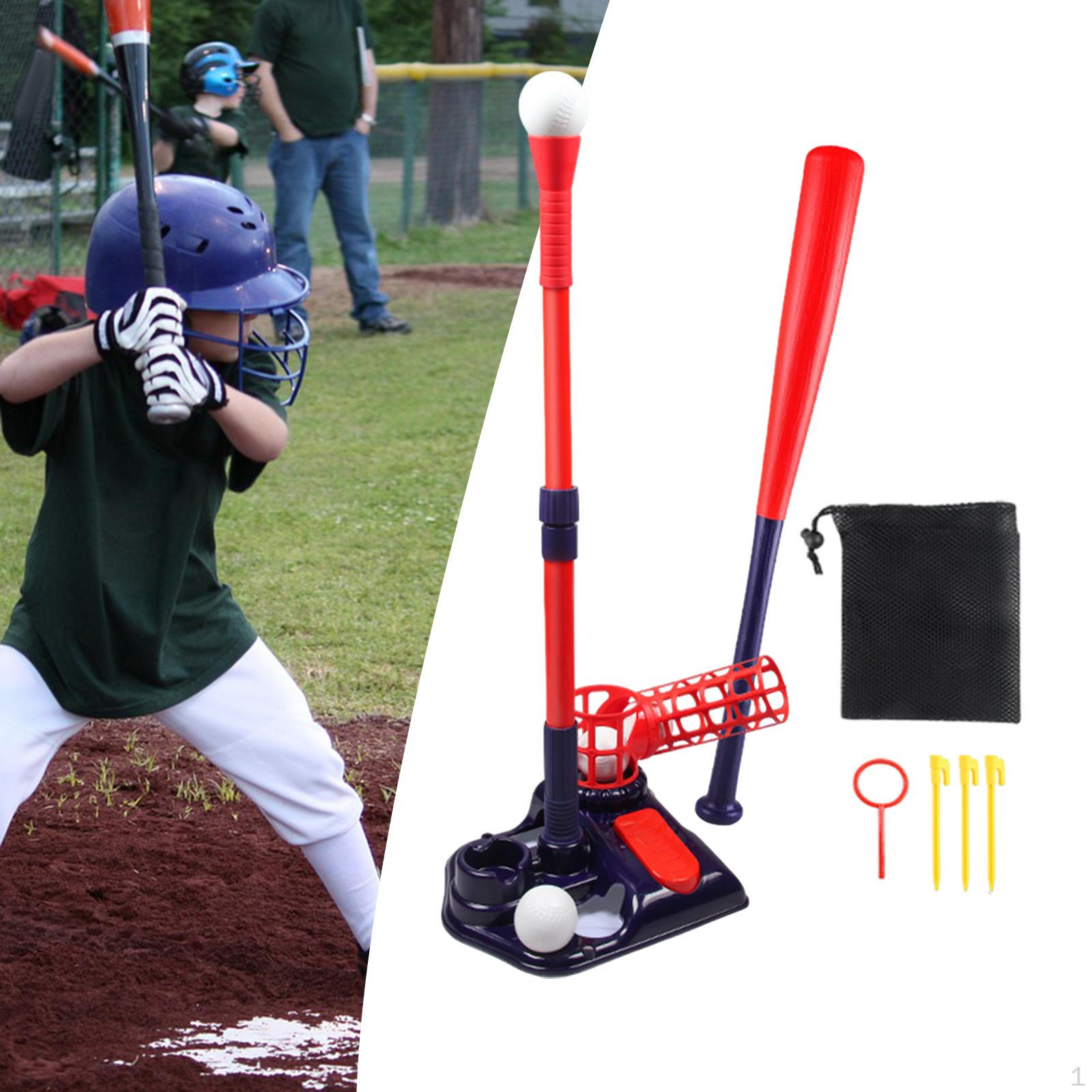 

Машина для подачи бейсбольного мяча с регулируемой битой — для детей на открытом воздухе Style D