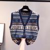 Women's Knitted Cardigan Vest for Early Spring and Autumn 2024 - Loose Fit Sweater