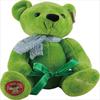 Plush Teddy Colorful Fluffy Animal Perfect Gift for 762987 Q-FLA Bear, Bear, Medium, Green, Bear, Celebrations,