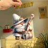 Acrylic Gnome Fun Hanging Ornament Colorful Cartoon Decor For Cars And Backpacks Accessory Stylish