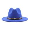 Spring Simple Casual Warm Woolen Top Hat Versatile British Belt Jazz Hat Men'S Hat