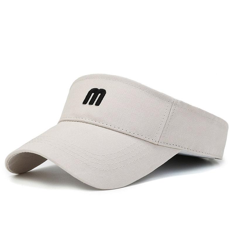 Empty Letter M Top Hat Ladies Summer Outdoor Sports Running Breathable Gift