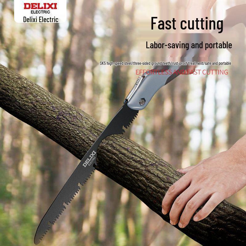 Compact Handheld Folding Woodworking Saw for Trees and Woodcraft