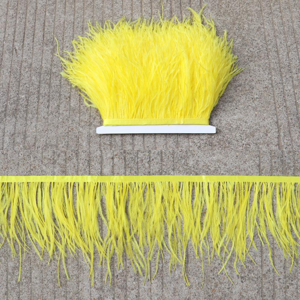 Thickened Encryption Ostrich Hair Cloth Edge 10-15Cm Feather Clothing Skirt Accessories