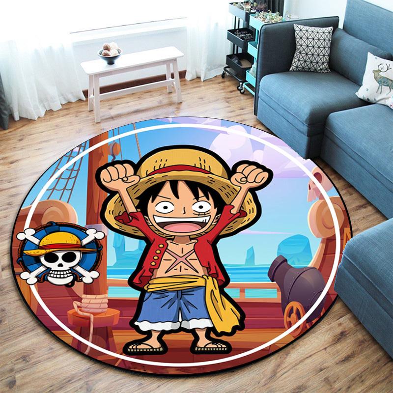 Cute Monkey D. Luffy from the Japanese manga ONE PIECE carpet is soft, home, bedroom, door mat decoration, and non slip carpet E5