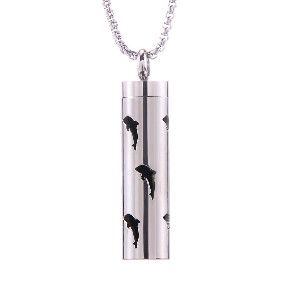 New Aromatherapy Jewelry Necklaces Essential Oil Diffuser Necklace Stainless Steel Open Locket Aroma Scent Perfume Necklace