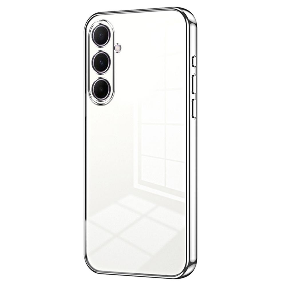 

Чехол для Samsung Galaxy A56 5G, гальванизированная рамка, мягкая TPU накладка на телефон D