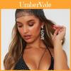 Fascia Moda Rete Glitterata con Strass per Festa Nightclub