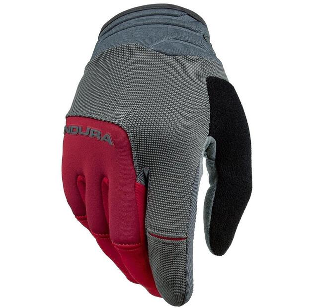 Велосипедные перчатки Endura Hummvee Plus II (красные) XS