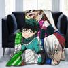 My Hero Academia Klasse 1-A Decke Flanell Winter MHA Anime Multifunktionale Superweiche Überwurfdecken für Couch