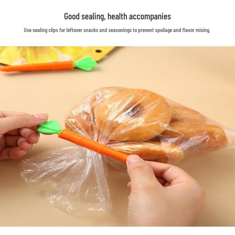 ZISIZ Magnetic Carrot Food Sealing Clip