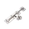 304 Stainless Steel Padlockable Door Bolt - Anti-theft, Thickened for Wooden or Room Doors, Universal Left/Right Fit.