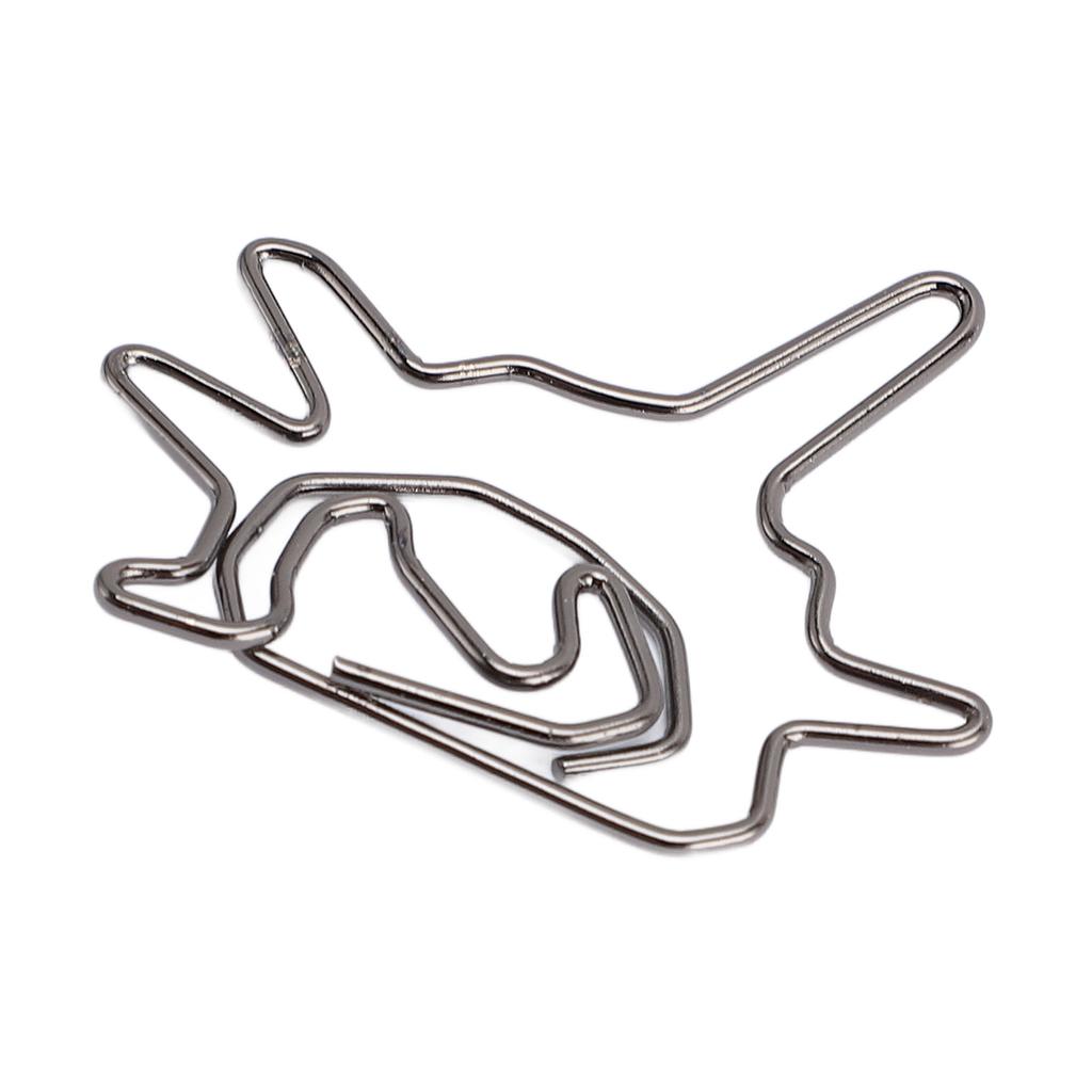 100 ks dekorativních kancelářských sponek, železných drátů, ozdobných kancelářských sponek do sešitů, záložek, schránek a kalendářů