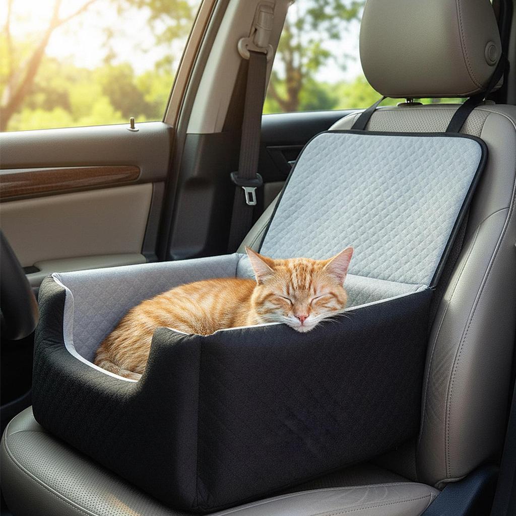 Portable Car and Home Pet Safety Seat: Removable & Washable for Medium To Large Dogs