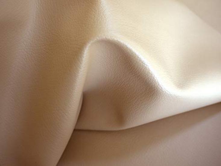 Adhesive Leather Synthetic Leather Fabric 135cm X 44cm (sticker Type) (beige)