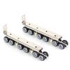 2Pcs Household 12 Wheels Hangers Roller Mute Sliding Door Gate Roller Pulley Door Closet Hardware Kit