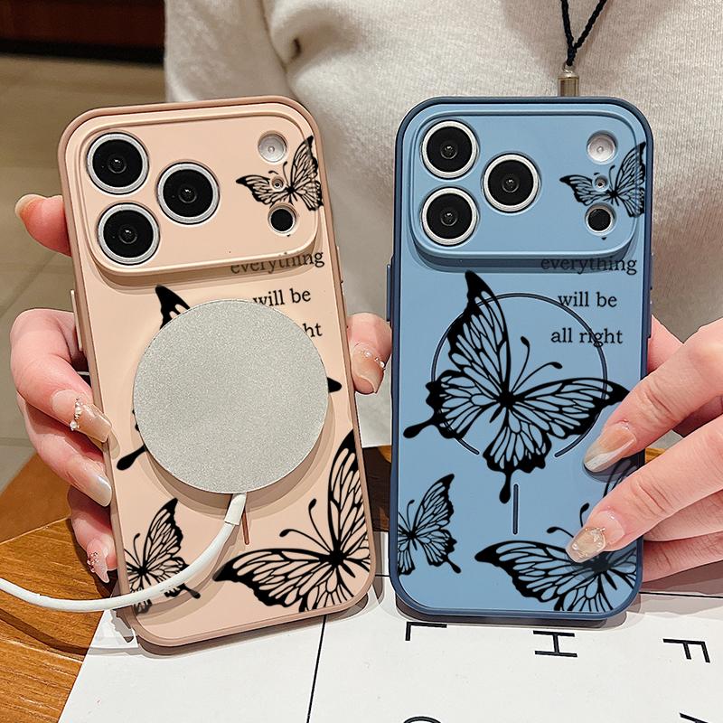 White Marble Pattern Case For iPhone 17 Pro Max Magnetic For Magsafe Hybrid Slim Matte Cover For iPhone 16 15 14 13 Pro Max