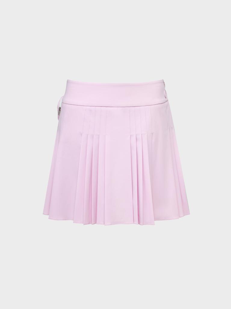 PIRETTI Savona Partially Pleated Culottes W_Pink