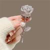 Metallo, pieno di diamanti, perle, rose, spille, carini, grandi corpetti, temperamento, spille, abiti e accessori