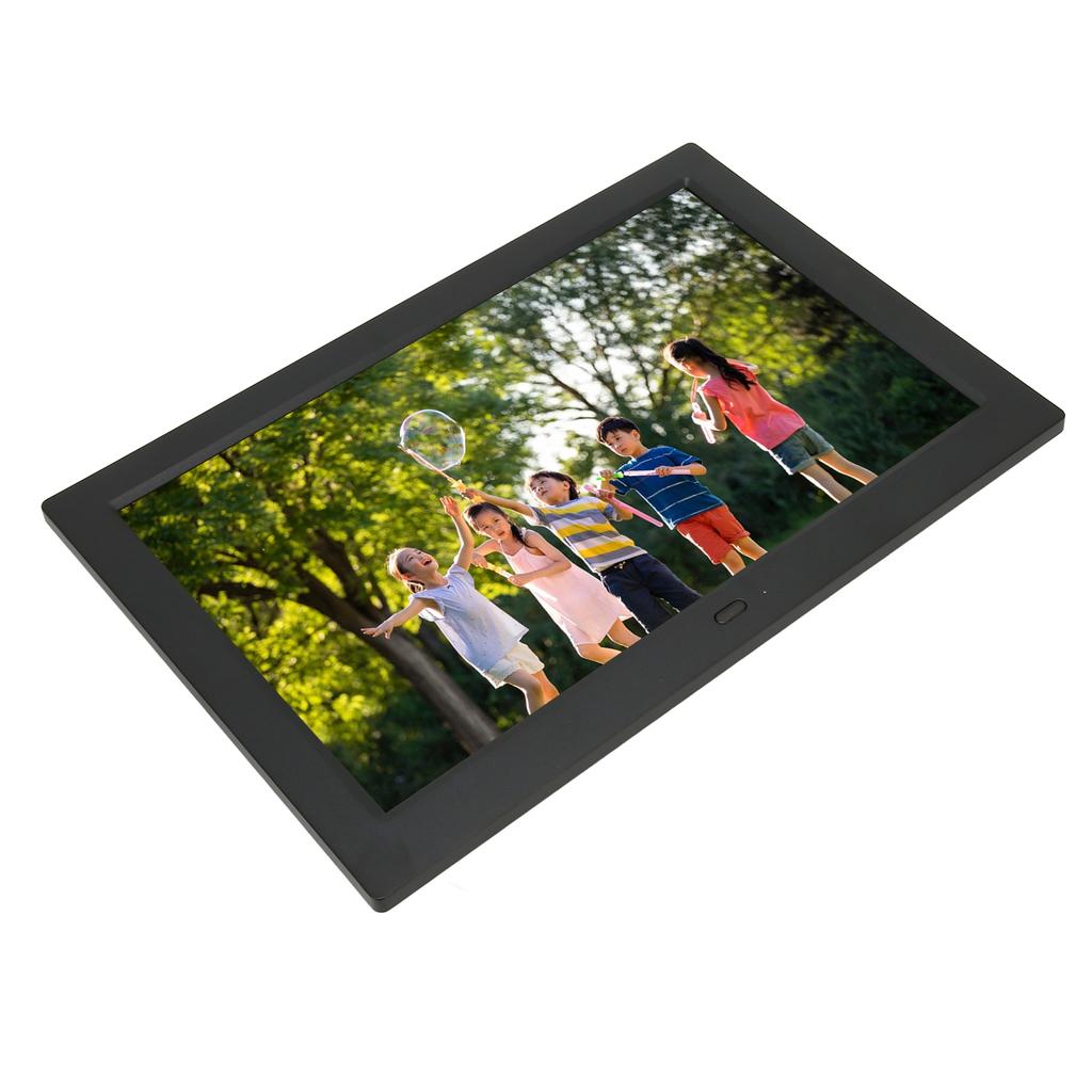 Digital Photo Frame 10.1in HD IPS Screen 1080P Video Music Calender Auto On Off Timer Electronic