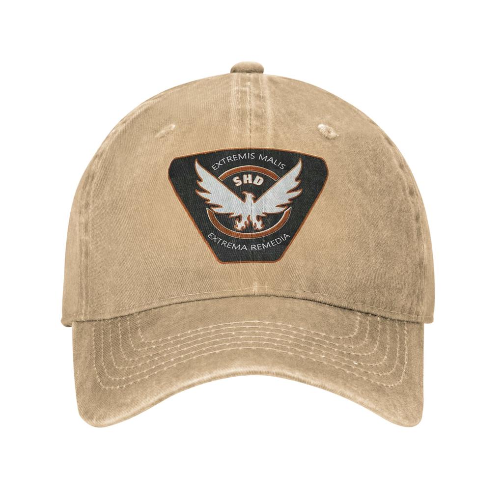The Division 2 Shd Denim Cap Casual Baseball Caps Adjustable Hat Summer Unisex Baseball Hats