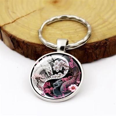 Customized Metal Keychain, Personalized , House Button, Car Keychain