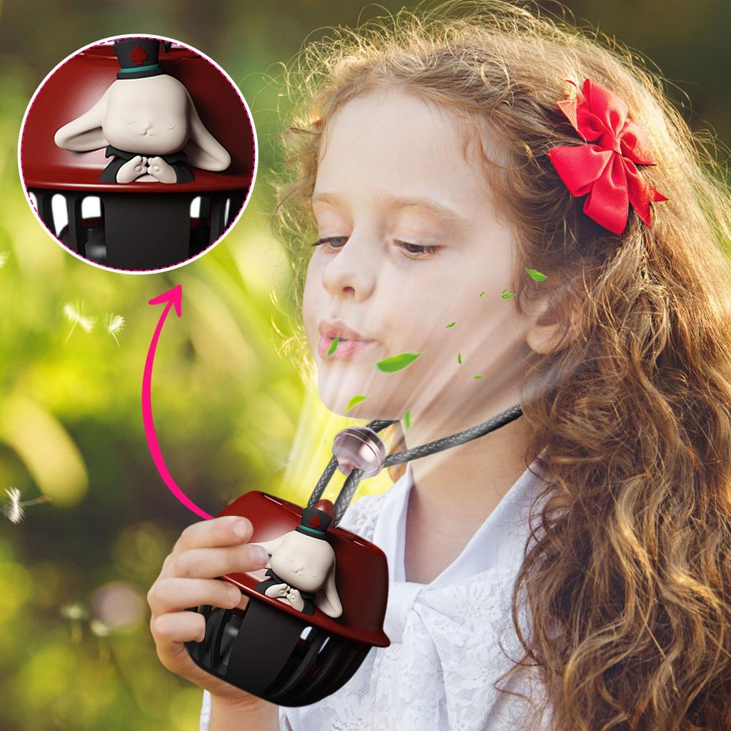 Bladeless Ultra-light Halterneck Fan, Three Of Wind Power