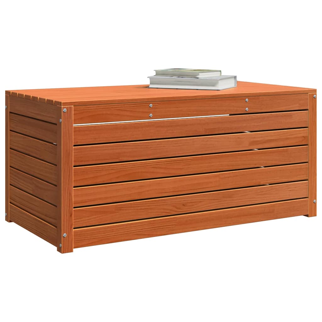 Storage Box Wax Brown 101 X 50.5 X 46.5 Cm Particleboard