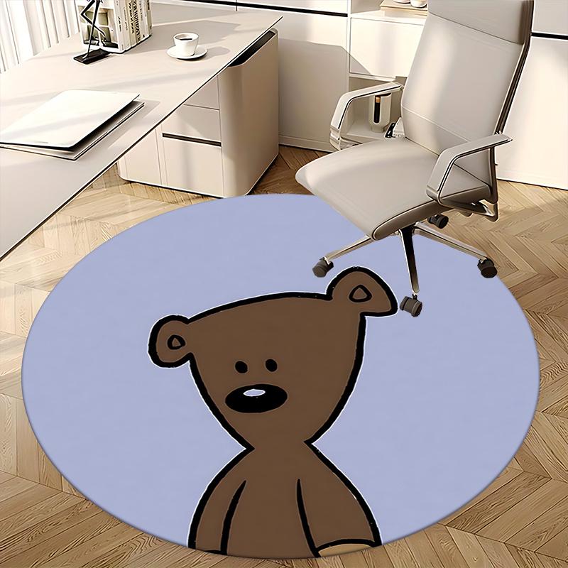Round Carpet Chair Mat - Home Decor, Sofa Rug, Office Mat, Gift for Any Room0422b