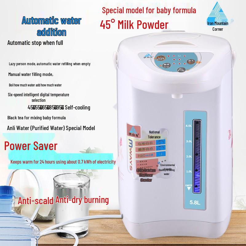 Smart Large-Capacity Constant Temp Water Boiler & Warmer with Auto Shut-Off & Filling