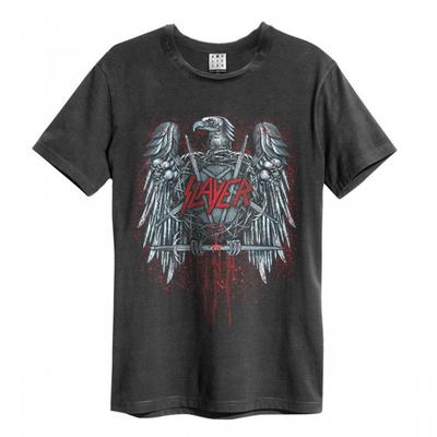 Amplified Unisex Adult Metal Eagle Slayer T-Shirt