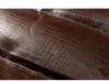 2025 Men's American Style Crocodile Pattern PU Leather Winter Jacket - Thick, Loose, Plus Size Cotton Coat