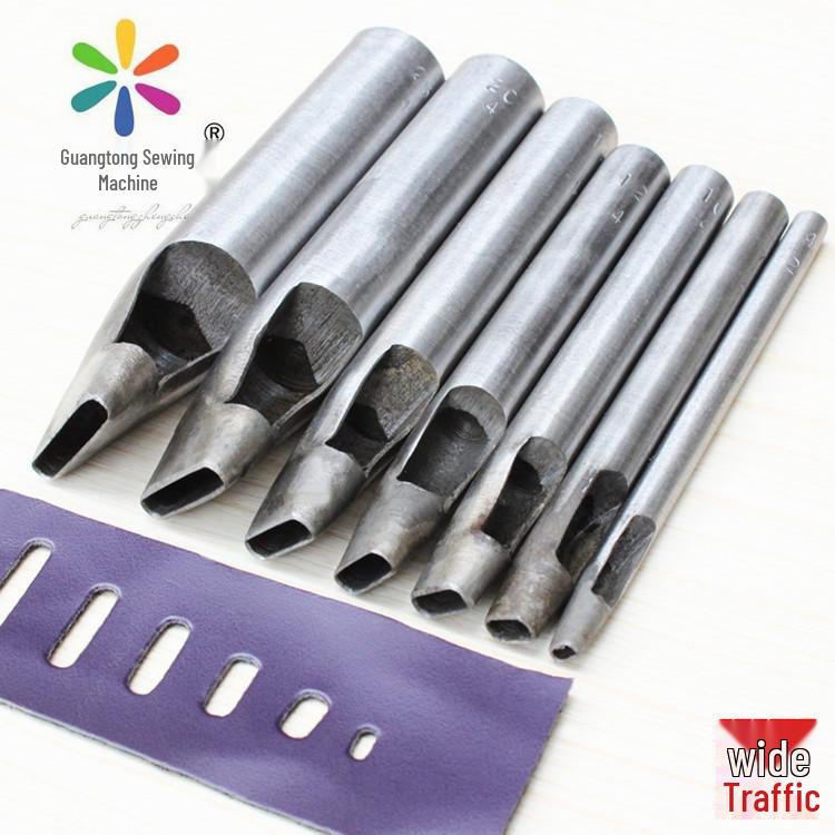 1MM & 1.5MM Straight Waistband Oval & Egg Shape DIY Belt Hole Puncher