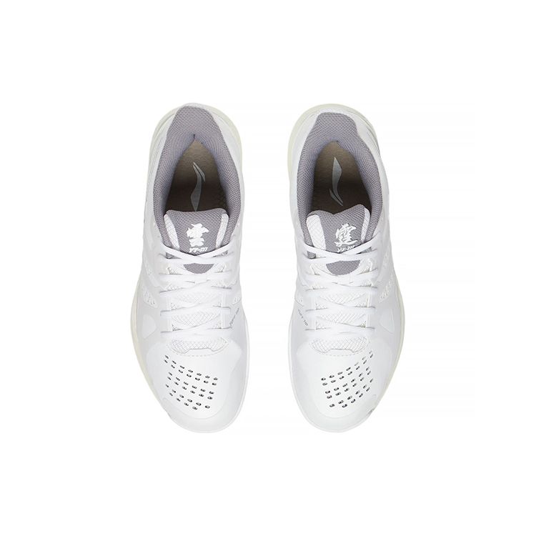 Li Ning Yun Ting Demping Pustende Lavsko Badmintonsko Unisex Sko Hvit AYAS028-2