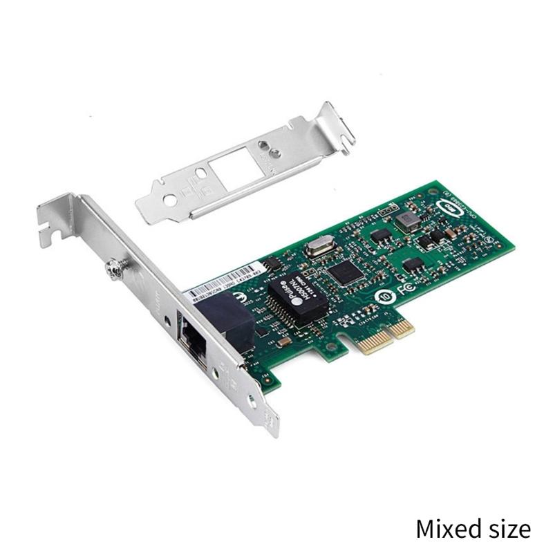 PCI-Express ev1.1 2.5GT Desktop  Adapter 82574L Chip 10/100/1000Mbps thernet-  Card ngle j45