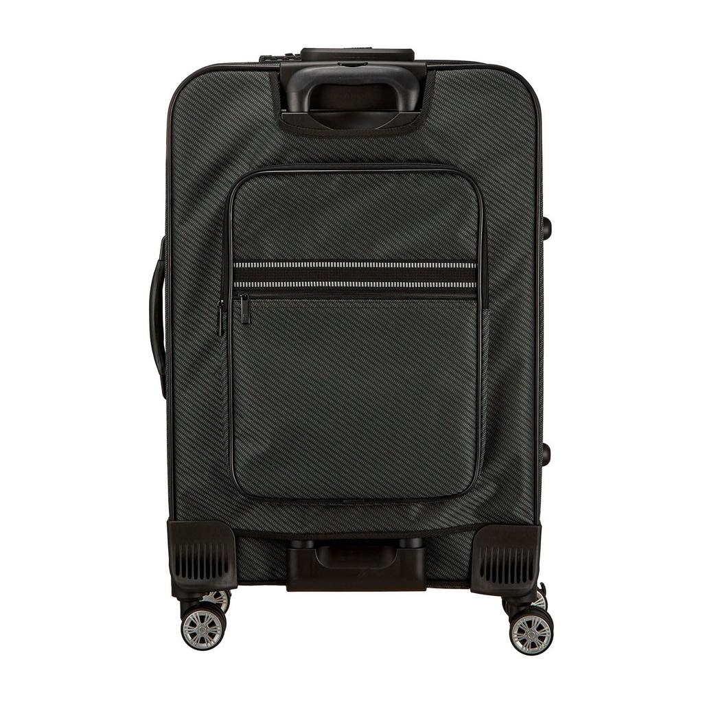 Robust large soft carry with stopper Shock absorption suspension Equipped with double casters Loved for 25 years 80L New L Black [Siffle] 5.6kg size