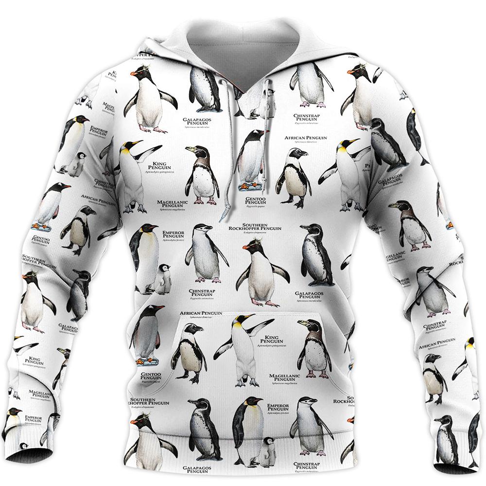 

Милые животные пингвины тип 3d принт мужской/женский толстовка с капюшоном повседневный свободный пуловер популярный свитшот модные топы трендовая мужская одежда 3XL