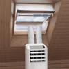 Long Lasting Use Portable Air Conditioner Silver Finished Polyester Window Seal  Cooling Season