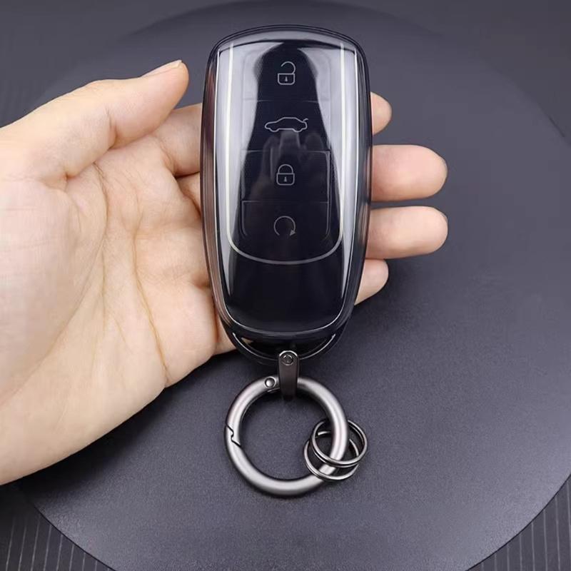 Soft Flexible TPU Key Case Featurings Comfortable Grip and Fingerprint Resistance for Chery Car Key Fob