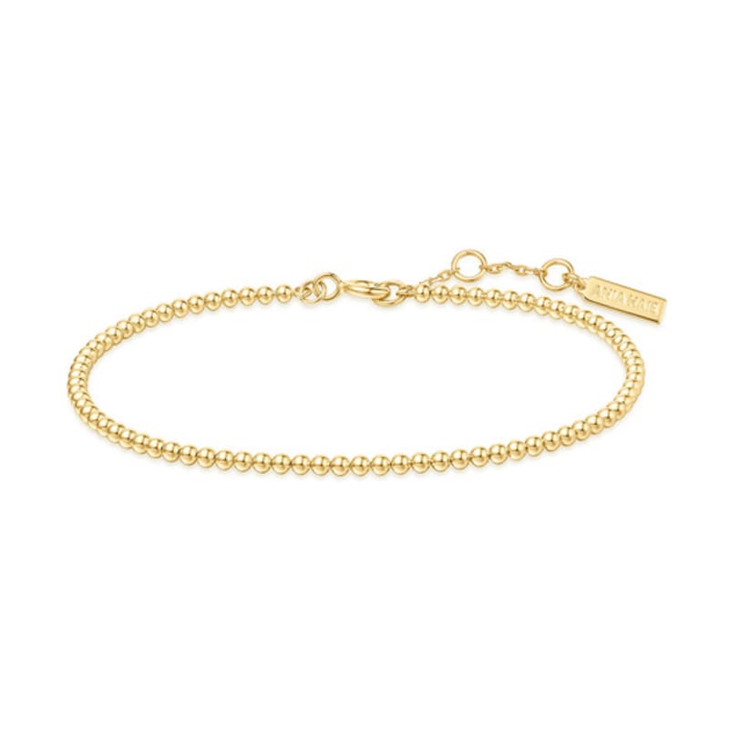 ANIA HAIE Gold Bead 925 Silver Bracelet B063-03G