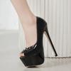 Sexy String Bead Peep Toe Women Pumps Stiletto High Heels Nightclub Elegant Banquet Female Shoes Zapatillas De Mujer