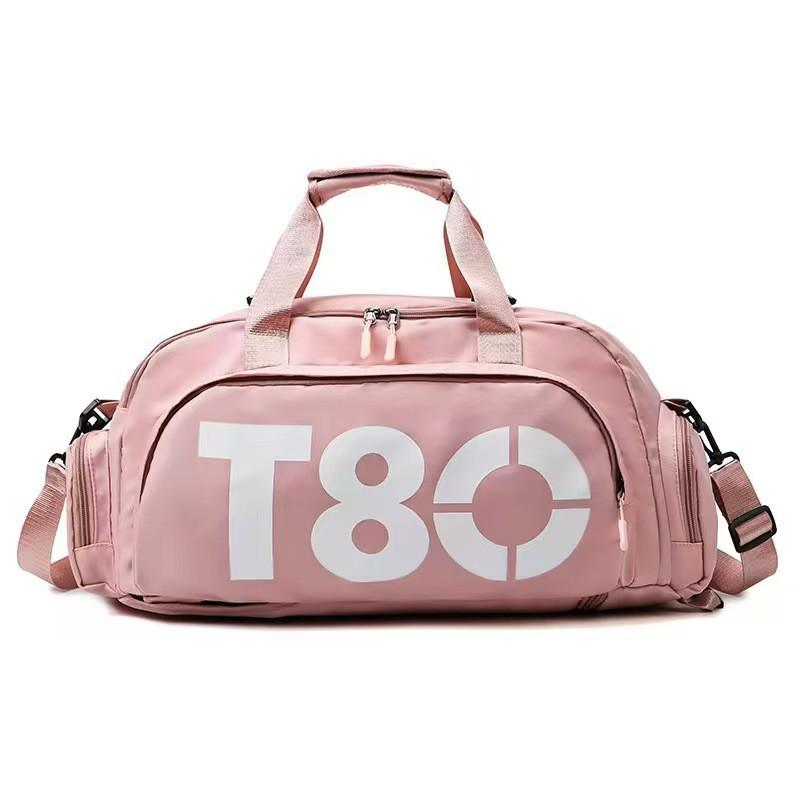 

Water-Resistant Convertible Travel Bag: Large Capacity, Dry/Wet Separation, Shoe Compartment, Single/Double Shoulder Carry.