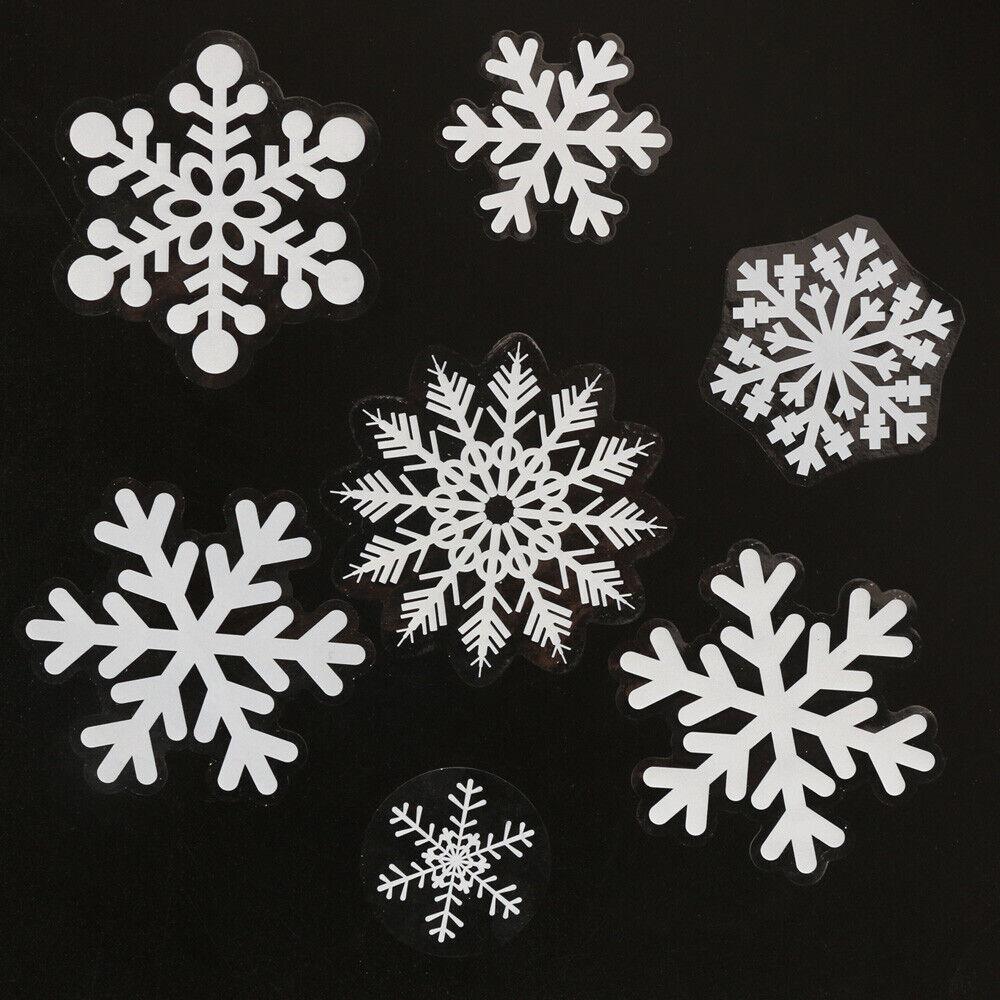 Decor New Year Party Clings Decal Electrostatic Sticker Christmas Windows Snowflakes Decal Stickers