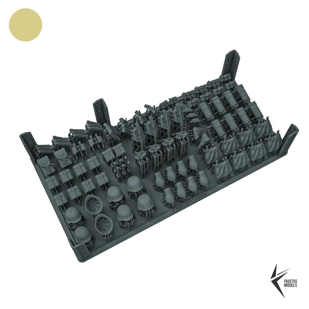 RT Diorama 1/35 German Infantry Equipment 1944-1945 Miniature Accessory RTDFM35018 (Scenery)