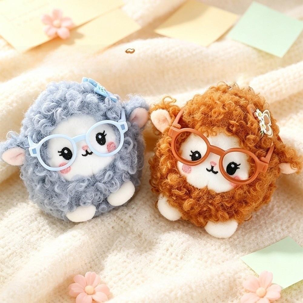 Hanging Charm Plush Sheep Keychain Ornaments Zodiac Goat Keychain  Keys Accessories