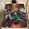 Demon Slayer Flannel Blanket, High Quality Comfortable for All Seasons, Home Decor, Warmth and Comfort