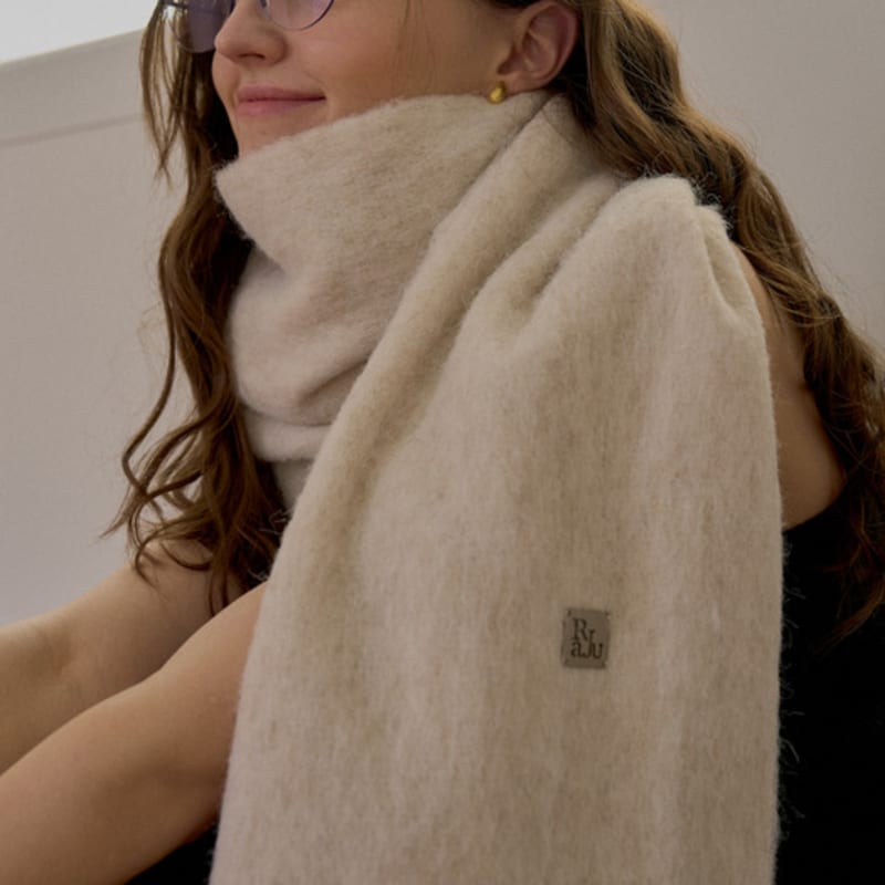 RaJu Mohair Chunky Muffler 9 Color